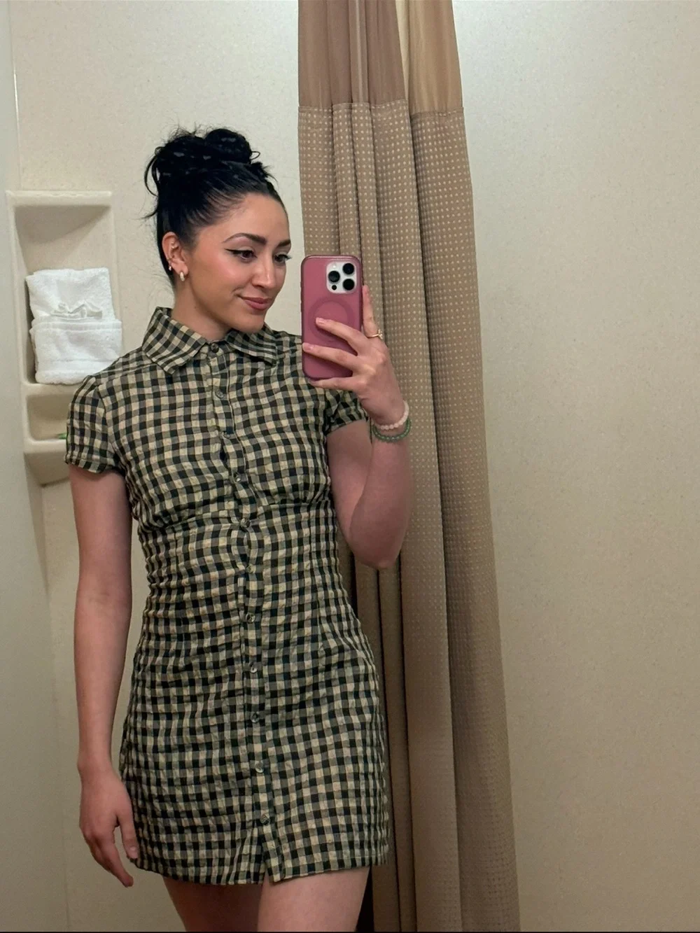 Princess Polly Buttoned-Front Mini Dress